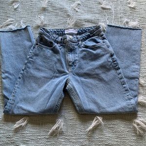 topshop straight leg jeans